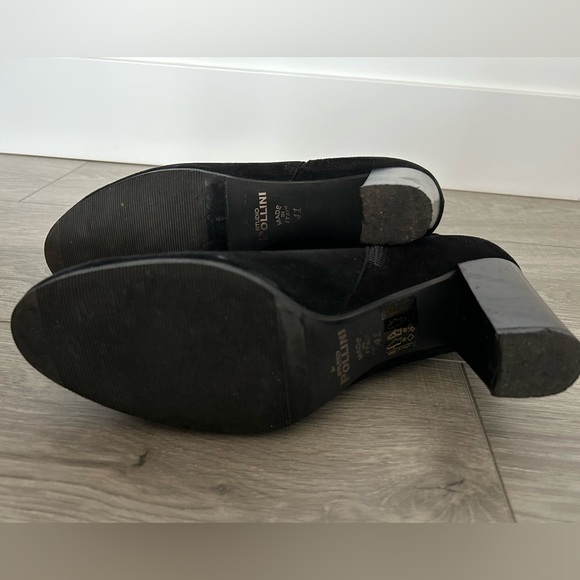 Studio Pollini 🇮🇹 Black Suede Ankle Boots - Picture 5 of 8